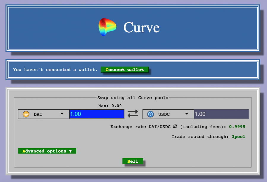 Curve - أفضل بورصة DeFi لتداول العملات المستقرة