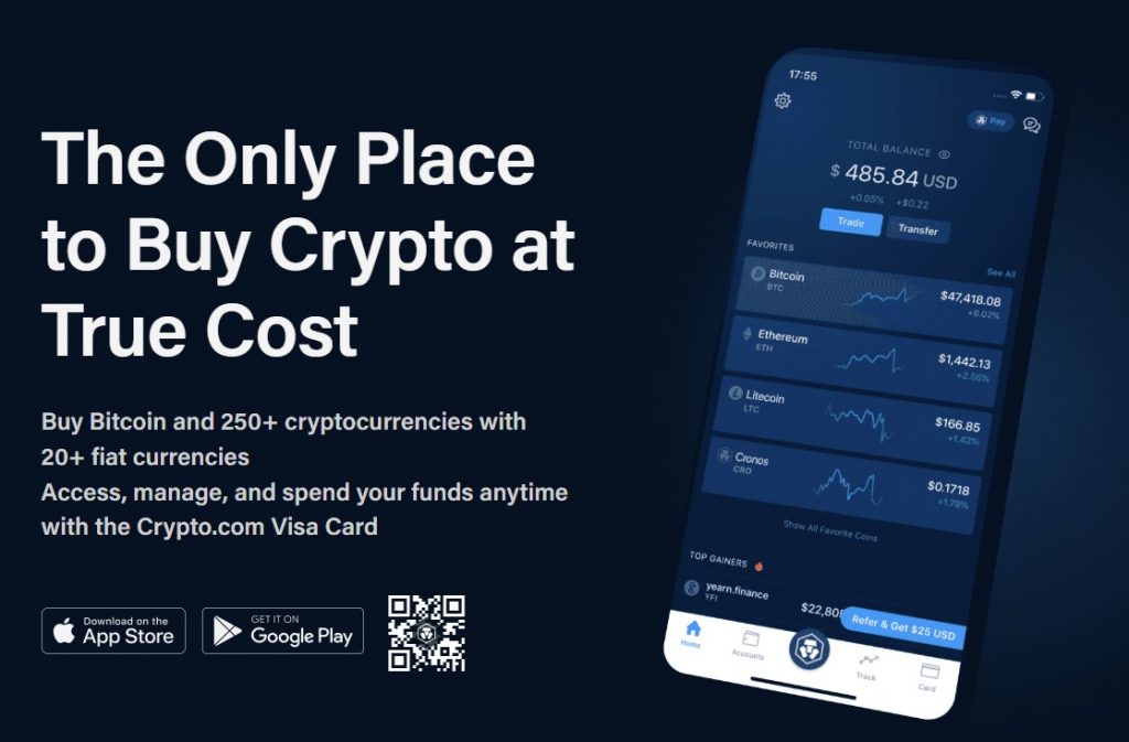 تطبيق جوال Crypto.com